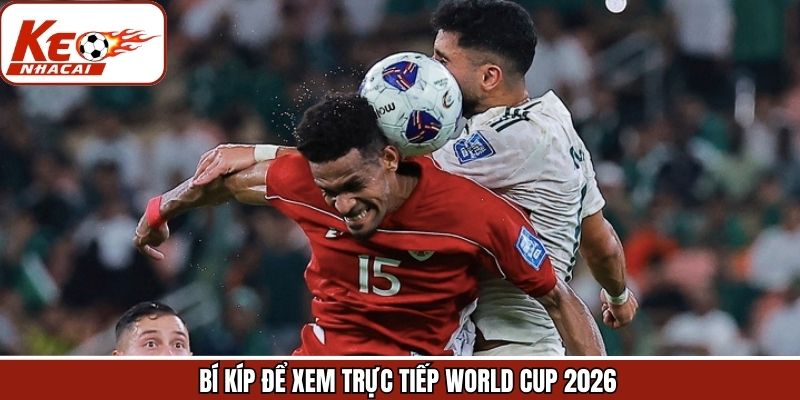 Tips xem trực tiếp World Cup 2026 một cách trọn vẹn