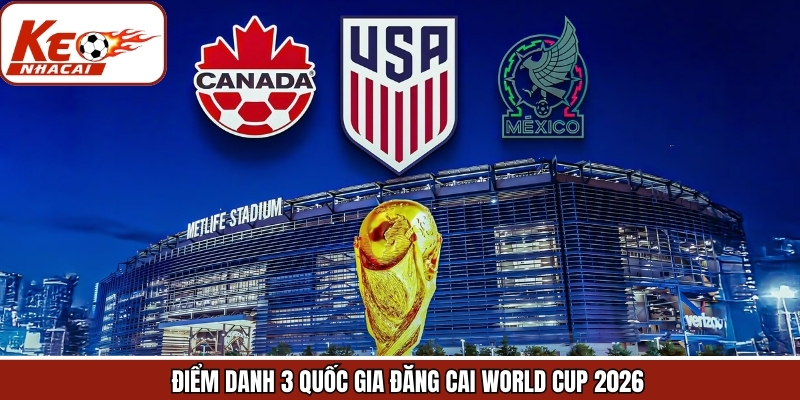 Quốc gia được lựa chọn đăng cai WC 2026
