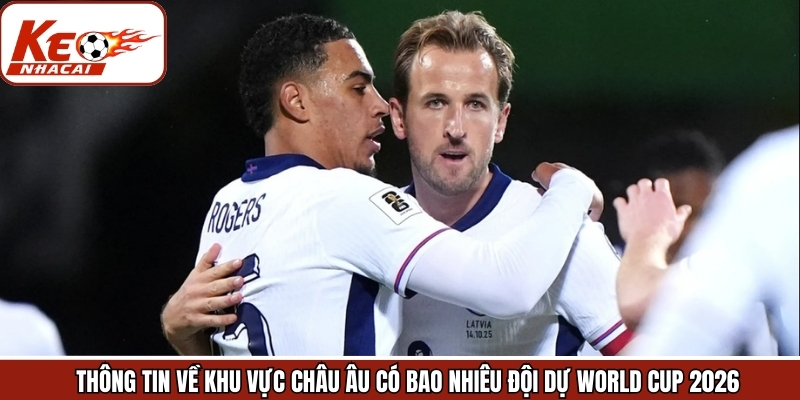 Thông tin về khu vực châu Âu có bao nhiêu đội dự World Cup 2026