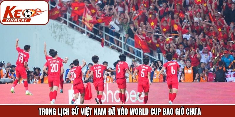 Thông tin Việt Nam đã vào World Cup bao giờ chưa